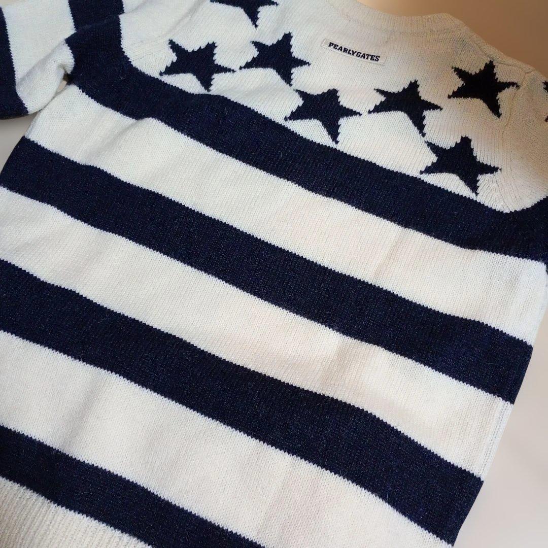 パーリーゲイツ星柄スカートとニットセーター