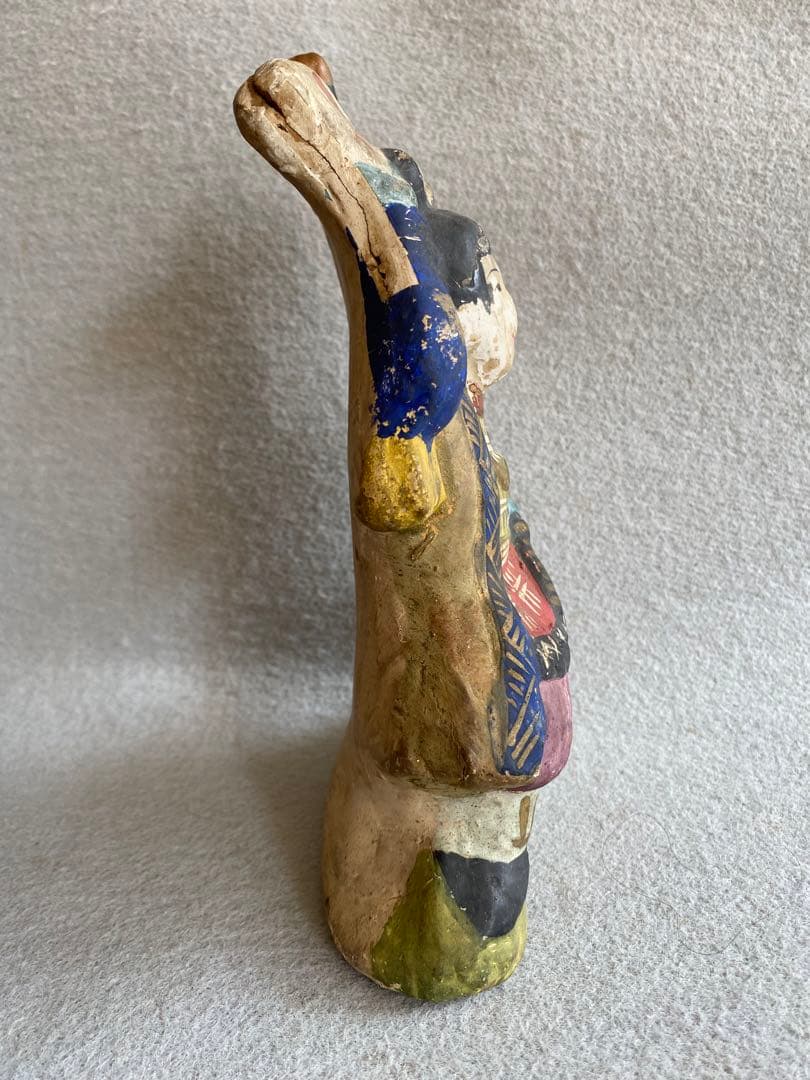 ヴィンテージレトロ／伏見人形・土人形★桃太郎