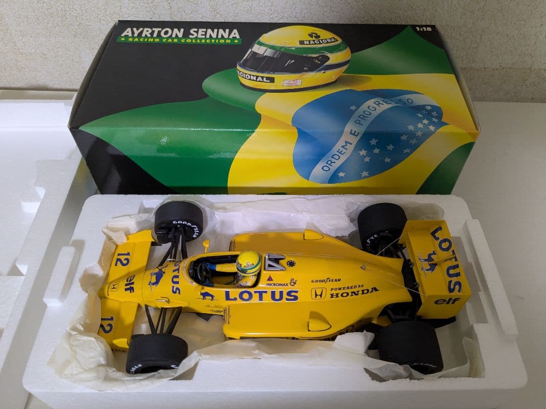 F1 MINICHAMPS 1/18 ロータスホンダ99T アイルトン・セナ