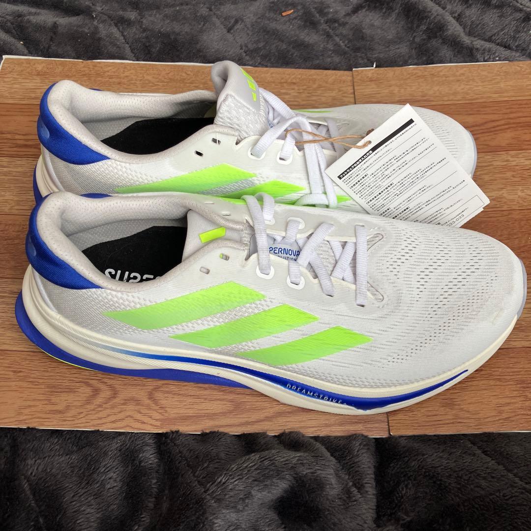 adidas Supernova 260mm ホワイト/グリーン/ブルー