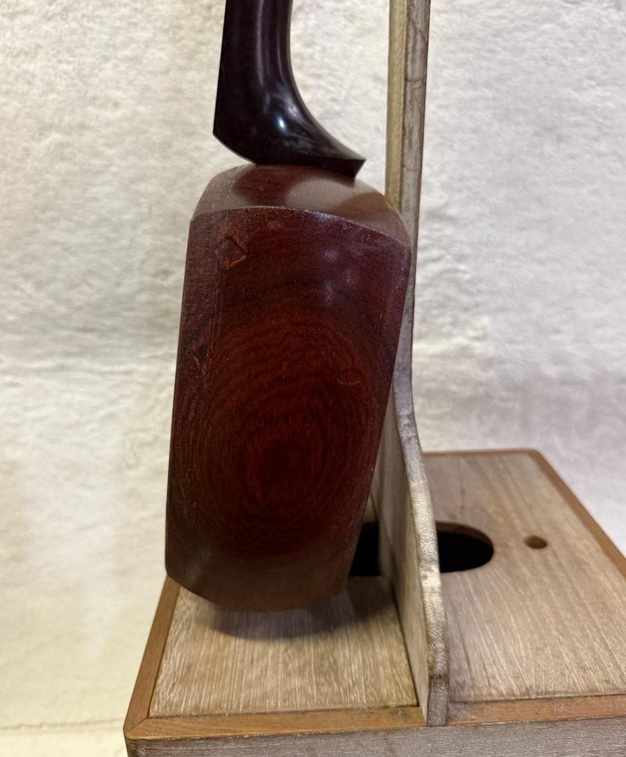 三味線 中古品 紅木 花梨 綾杉胴 ８０年代 ケース付き 本体