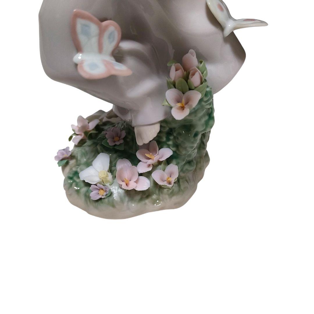 LLADRÓ リヤドロ ♯6875 蝶の妖精 フィギュリン 花 インテリア