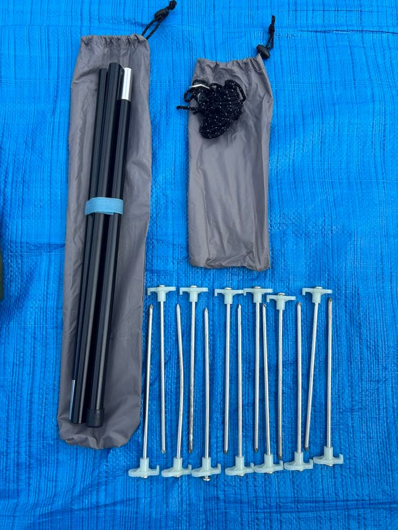 【美品】DOD ムシャテント T1-819 カーキ