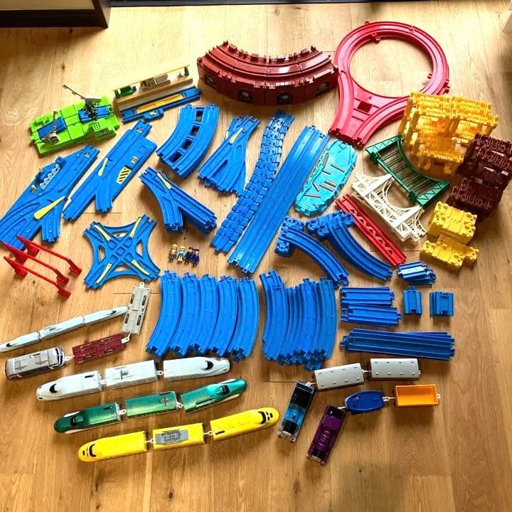 【まとめ売り】プラレール　レール車両セット