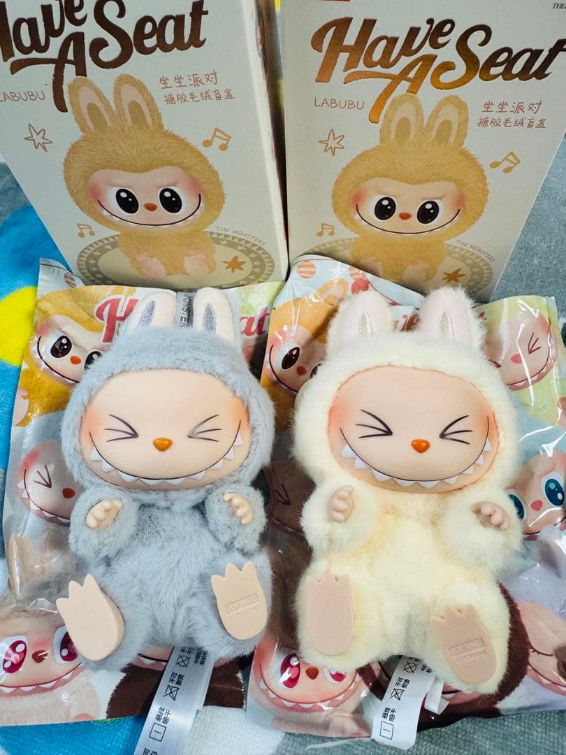 【くまぶ】ラブブ　バブアシート　セット　シシ　ヘヘ　sisi hehe