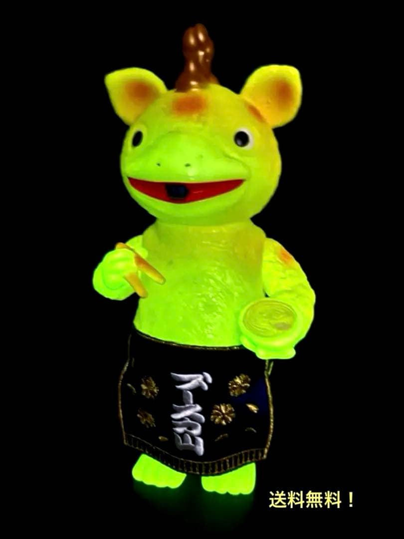 レア■ ブルマァク ラーメン ブースカ 蓄光 ソフビ 24cm