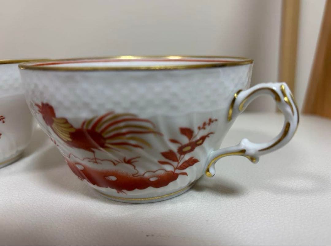 未使用近極美品　リチャードジノリ レット コック カップ&ソーサー