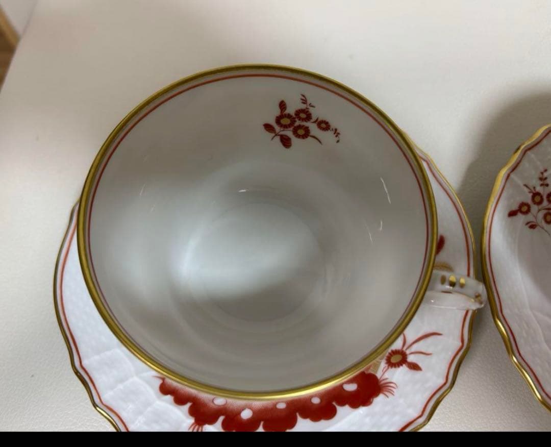 未使用近極美品　リチャードジノリ レット コック カップ&ソーサー