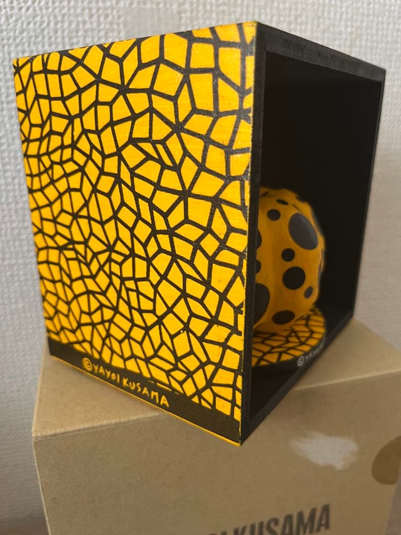 美品 草間彌生 展 かぼちゃ 展示用オブジェ YAYOI KUSAMA