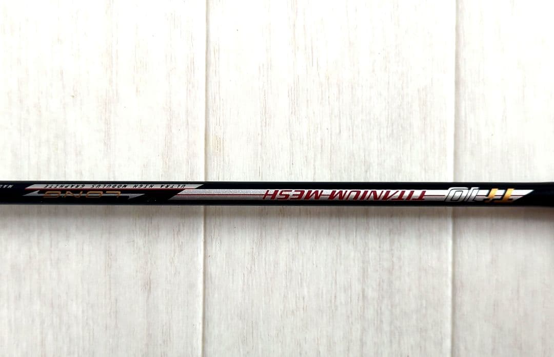 バドミントンラケット Ti-10 マッスルパワーフレーム　ロング