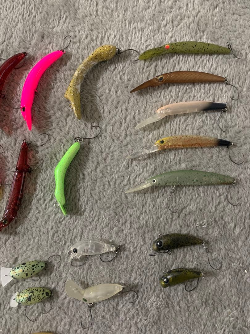 エリアトラウト引退セット　有名メーカースプーンあり47個付き