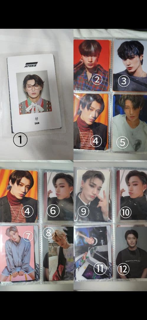 ATEEZ サン トレカ アクスタ うちわ