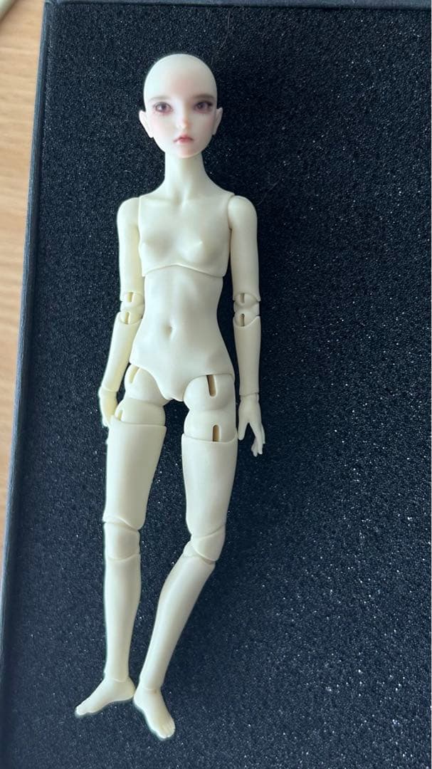 中国産　ミニbjdドール　少女12cm 2体