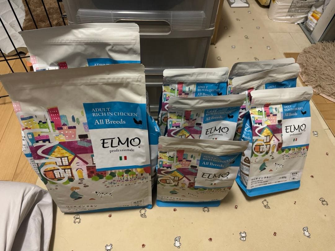 ELMO リッチインチキン 3kg2袋 & 800g6袋