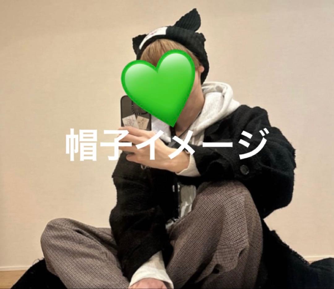 timelesz 松島聡　猫耳帽子　ぬい　ぬい服　タイムレス　猫耳ニット帽