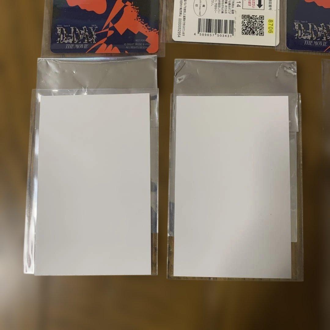 BTS ユンギ　SUGA トレカ　d-day agust ムービー　シュガ