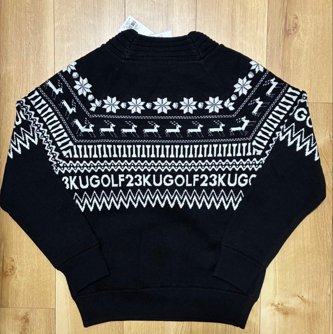 23区ゴルフ長袖ニット防風セーター婦人レディースM