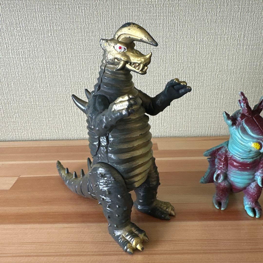 昭和レトロ　当時物　怪獣フィギュア 3体セット