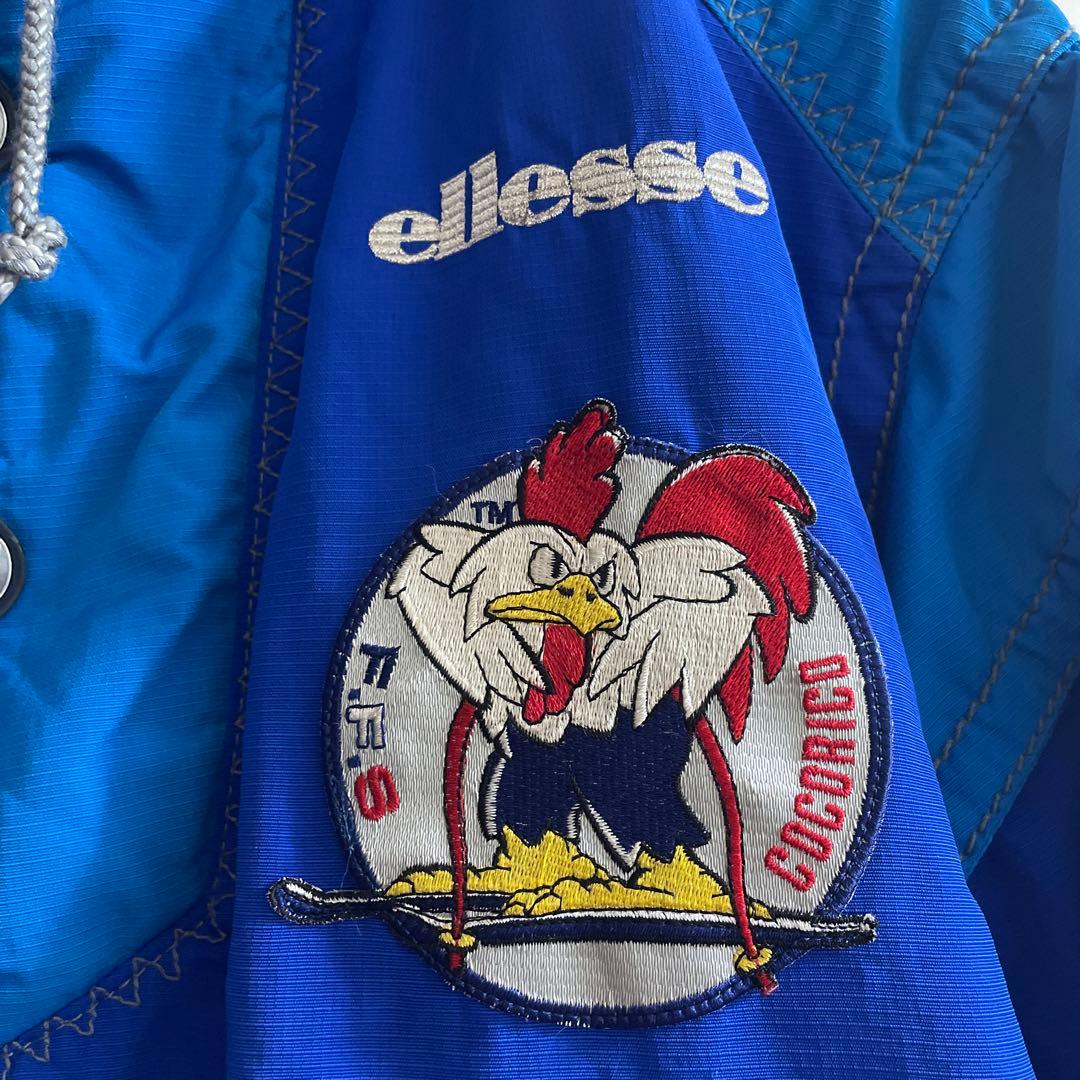 レア　エレッセ　ヴィンテージ　ココリコ　フランス代表レプリカ　スキーウェア　上下