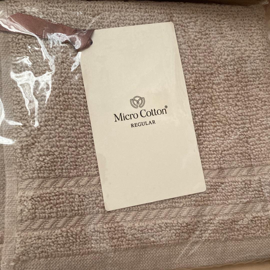 マイクロコットンバスタオル、ハンドタオルセット