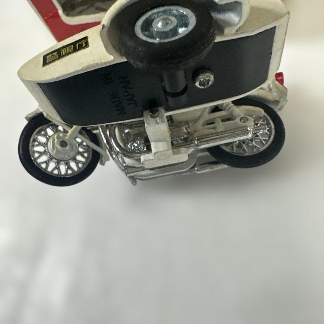 ダイアペットNo.２７２ カワサキバイク　白バイサイドカー