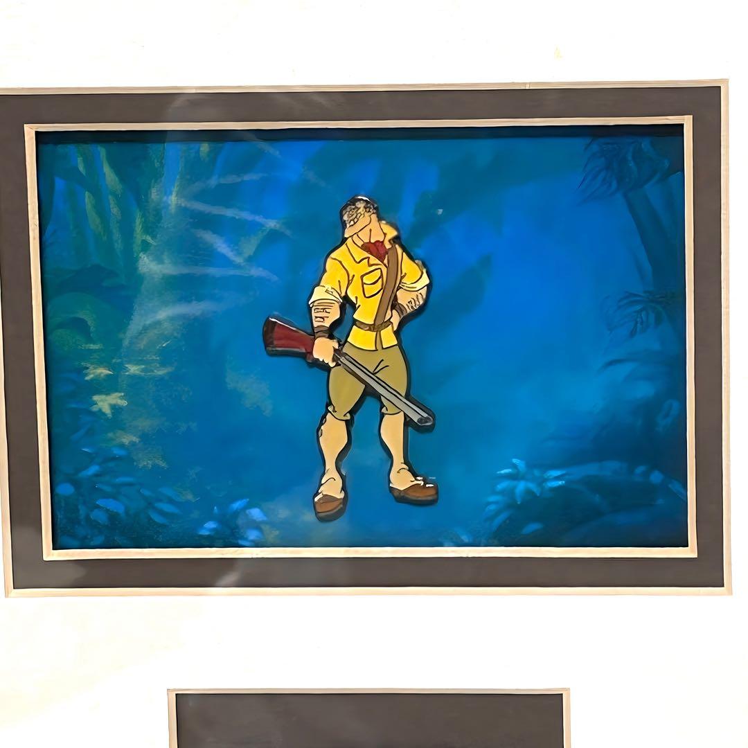 ディズニー　ヴィランズ　世界1000枚限定　ピンバッジ　額装ピンセット