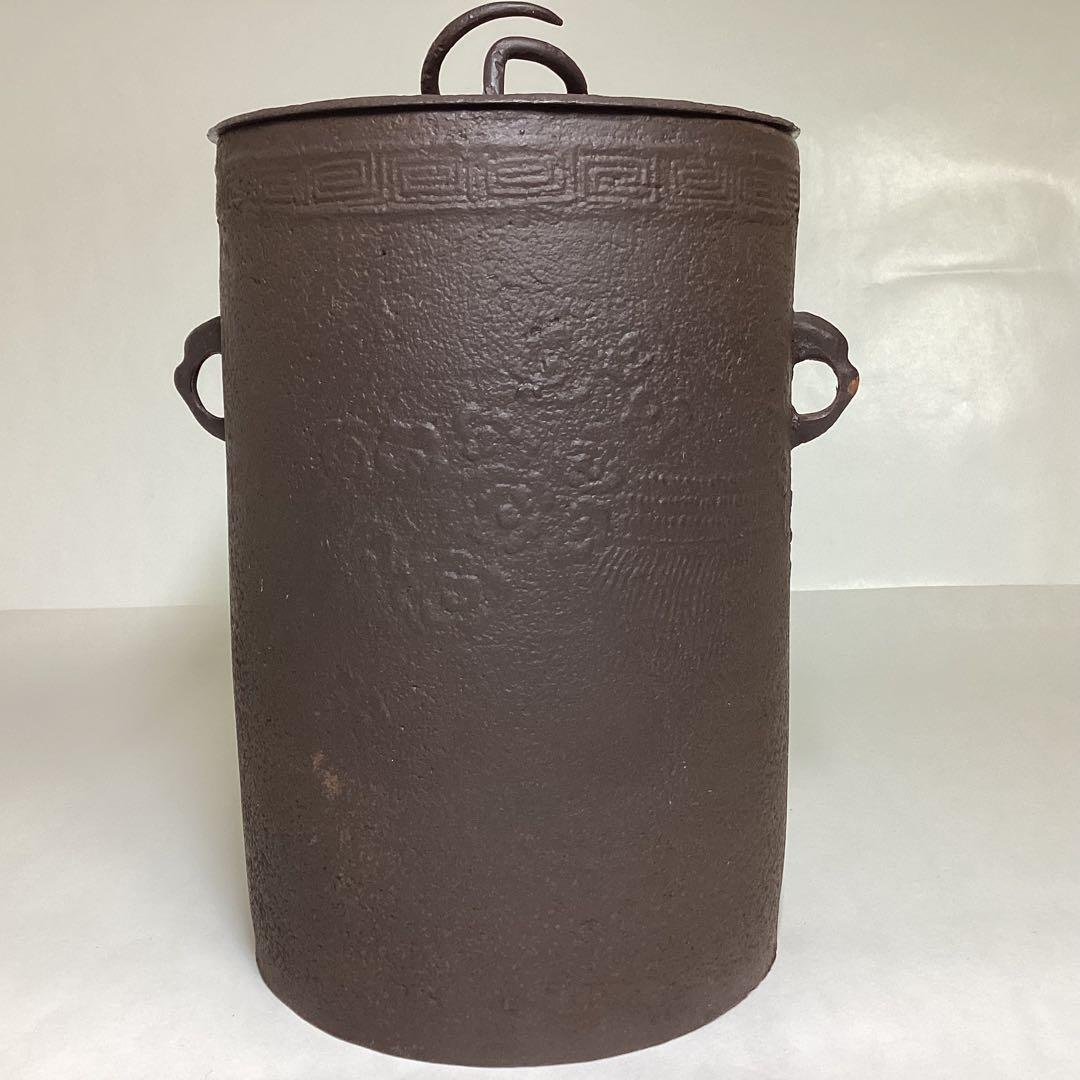 雲龍釜 釜師 畠春斉 木箱入 茶道具 古物品