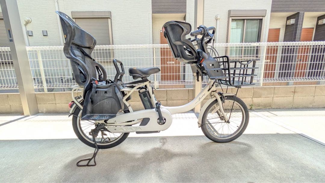 電動アシスト自転車 ヤマハ パスバビーアン PA20BXL 前後チャイルド付