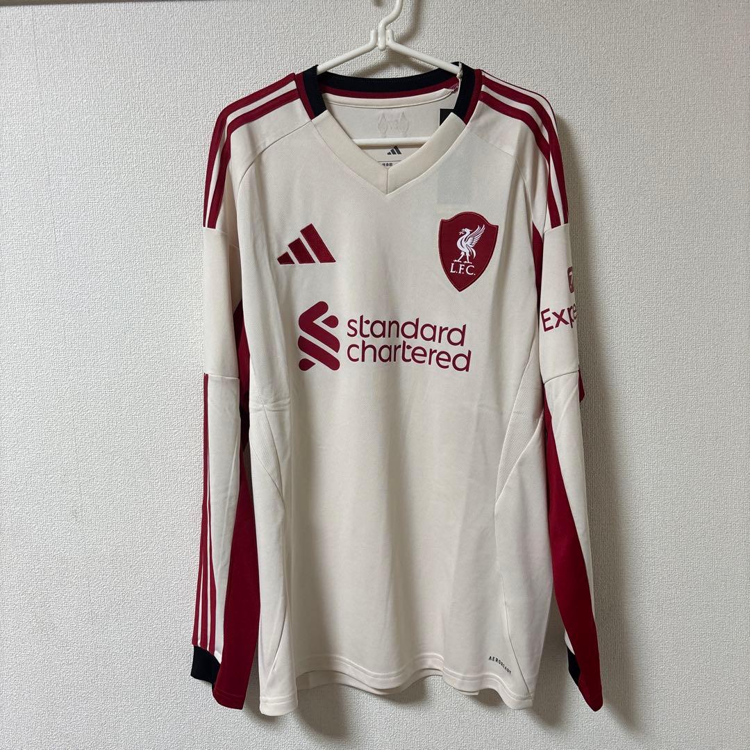 【新品】リヴァプール リバプール 25/26 アウェイ 長袖ユニフォーム XL
