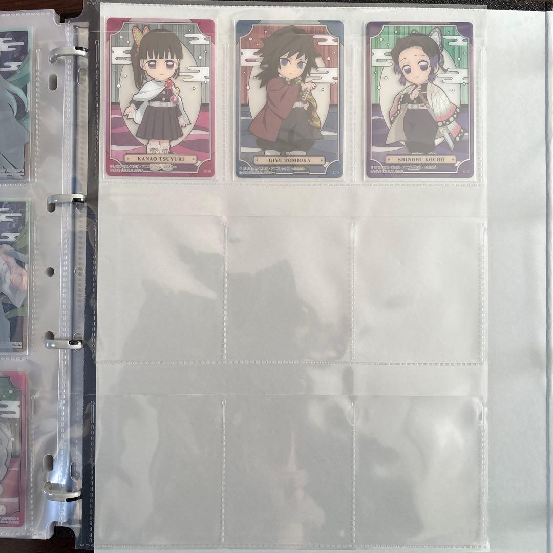 【フルコンプリート】鬼滅の刃　ステンドグラスカード　自販機ver パックver