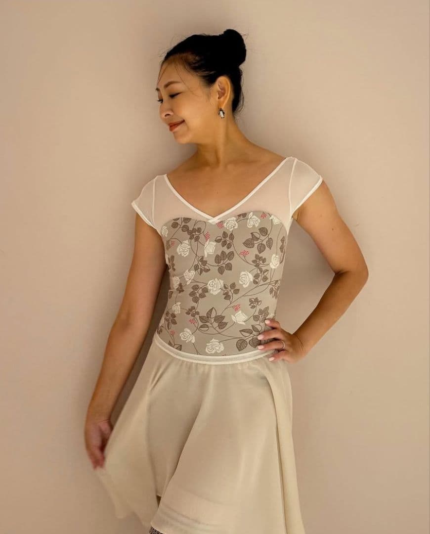 stina レオタード M type H/ mini rose gold