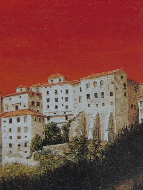 今中洋二、【響】、希少な額装用画集画、新品高級額 額装付、状態良好