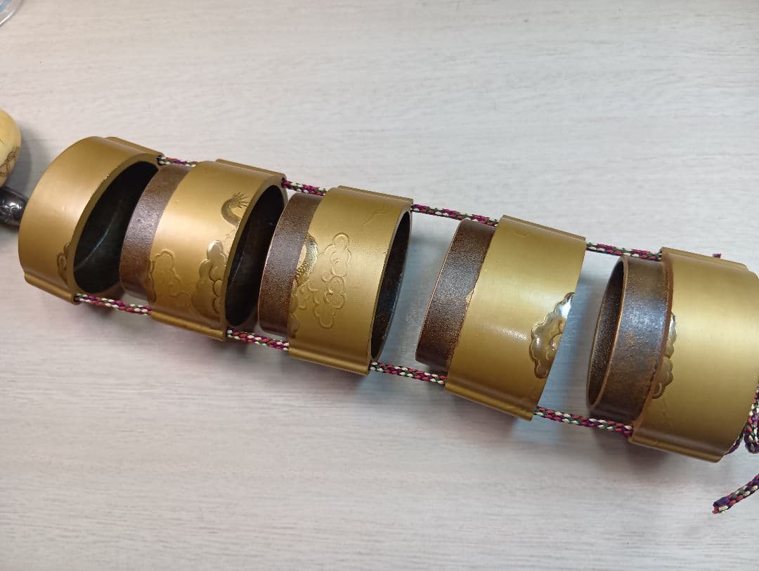 印籠／極上美品饅頭根付／在銘緒締め玉