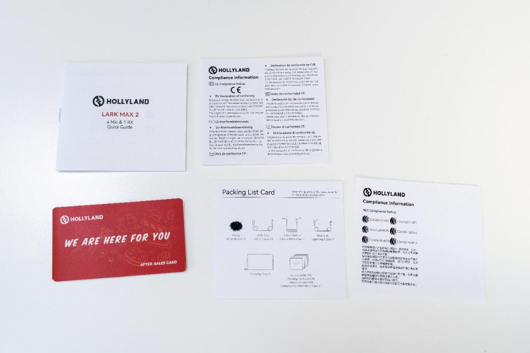 Hollyland LARK MAX 2 Comboワイヤレスマイク 付属品完備