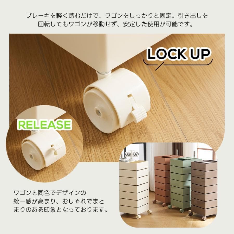 訳あり部品デスクワゴン サイドワゴン 収納 キャビネット 1326-170