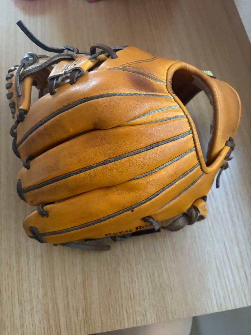 アシックス軟式グローブ オレンジ