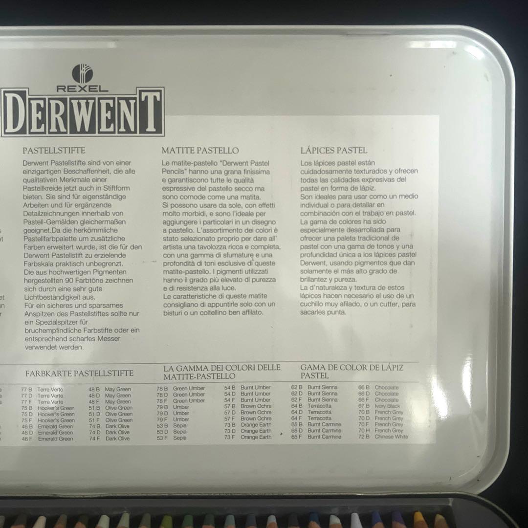 ダーウェント パステルペンシル　色鉛筆　36色セット　高級　パステル画