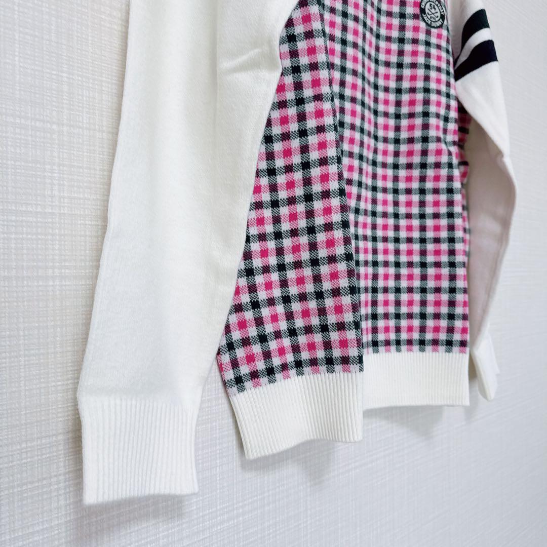 ジャックバニー メンズ チェック柄 セーター サイズ6