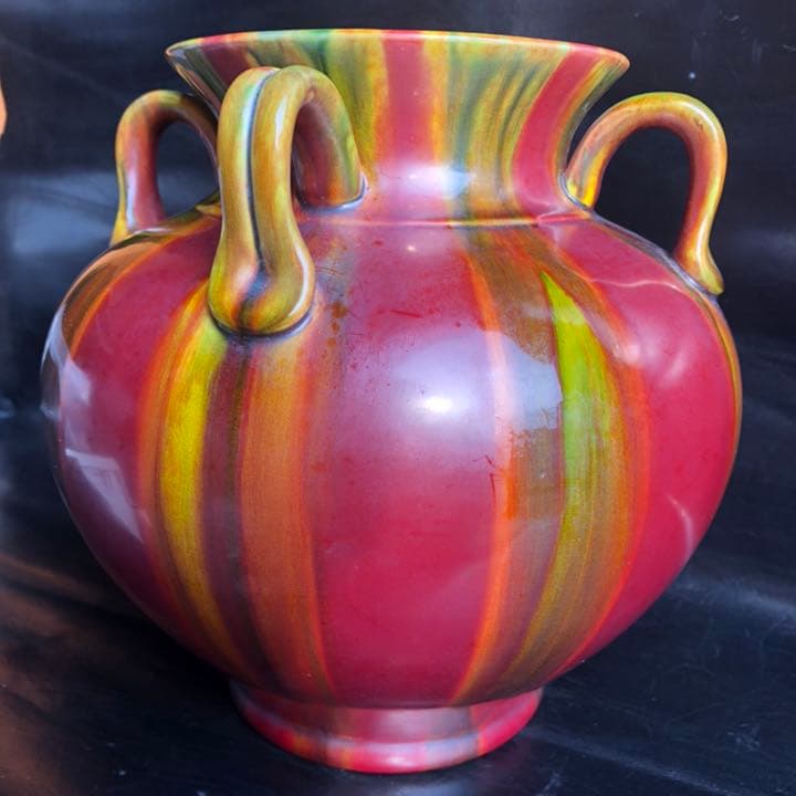 人間国宝級◆蔵から凄い美しい釉薬の壺が出てきた、壷、花瓶、古美術品、