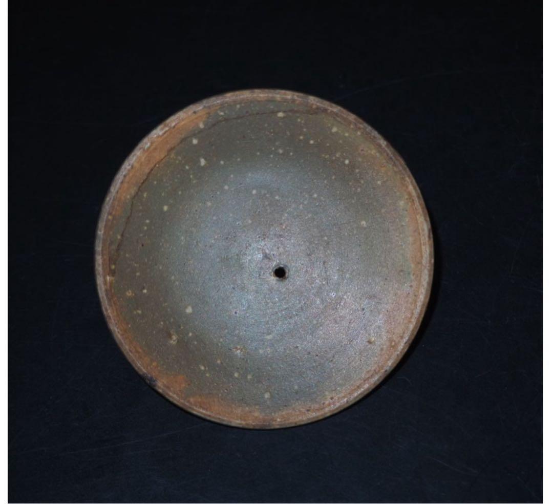 送料無料　時代備前焼『一楽』作　窯変泡瓶・宝瓶・急須　時代物　煎茶道具