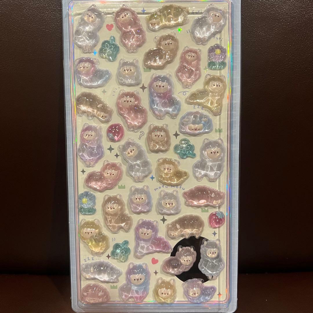 ボンボンドロップシール　アルパカ