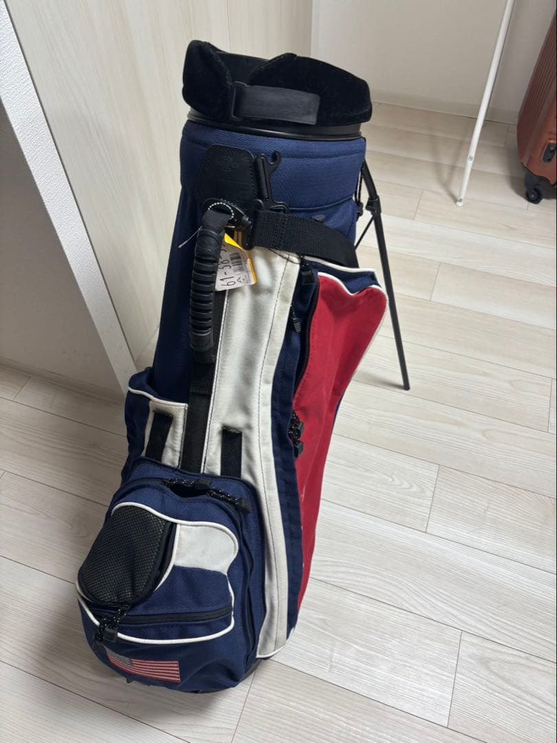 PING スタンド　キャディバッグ ネイビー/レッド