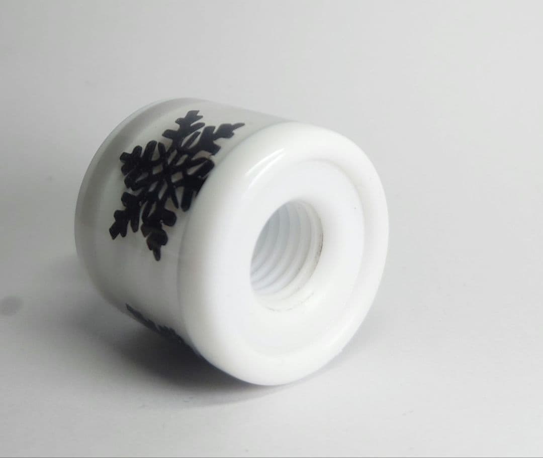 限定商品 1.1インチエクステンション　 MEZZ用(黒の雪の結晶デザイン)