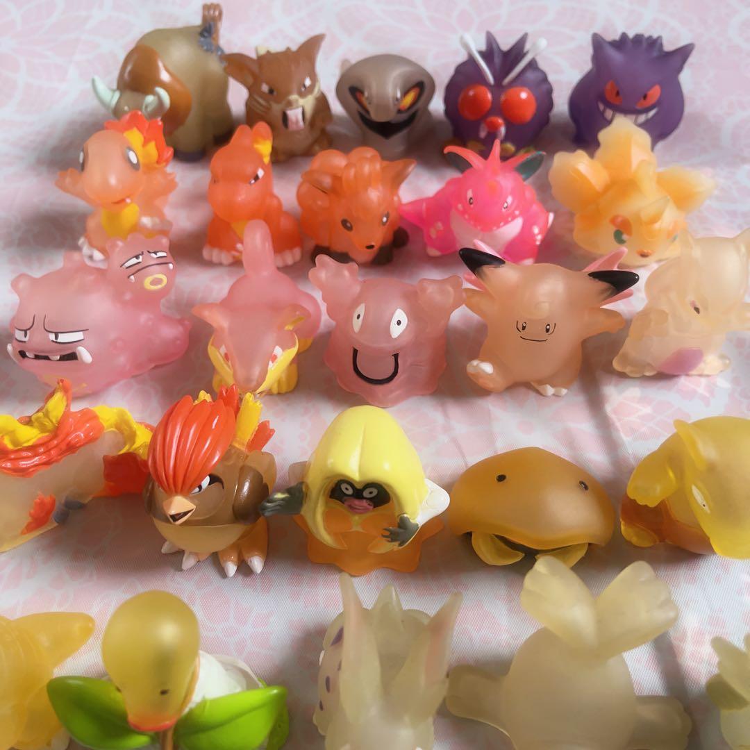 ポケモンキッズ　フィギュア　指人形　クリア　まとめ売り