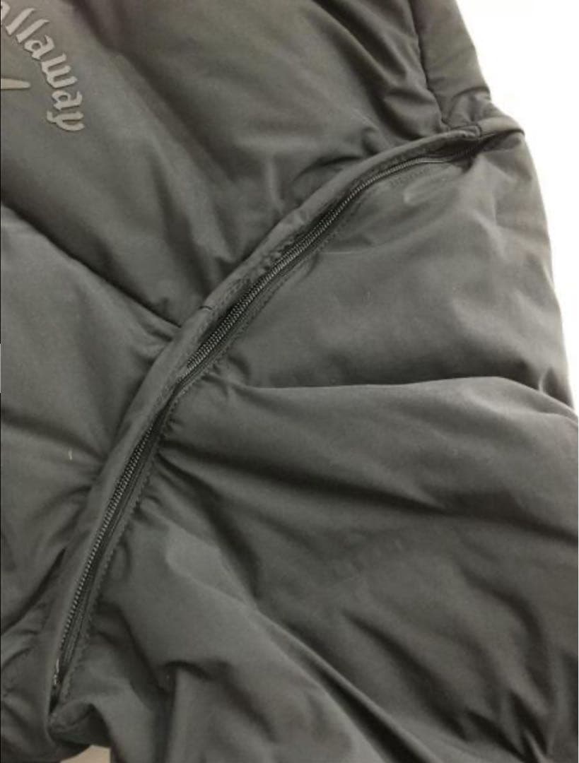 Callawayキャロウェイ2WAYダウンジャケット/ベスト/ブラック黒