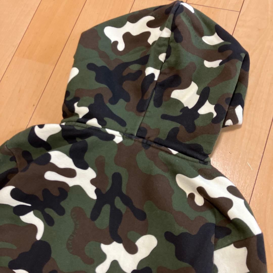 PEARLY GATES パーリーゲイツ　パーカー　カモフラ　カーキ　サイズ4