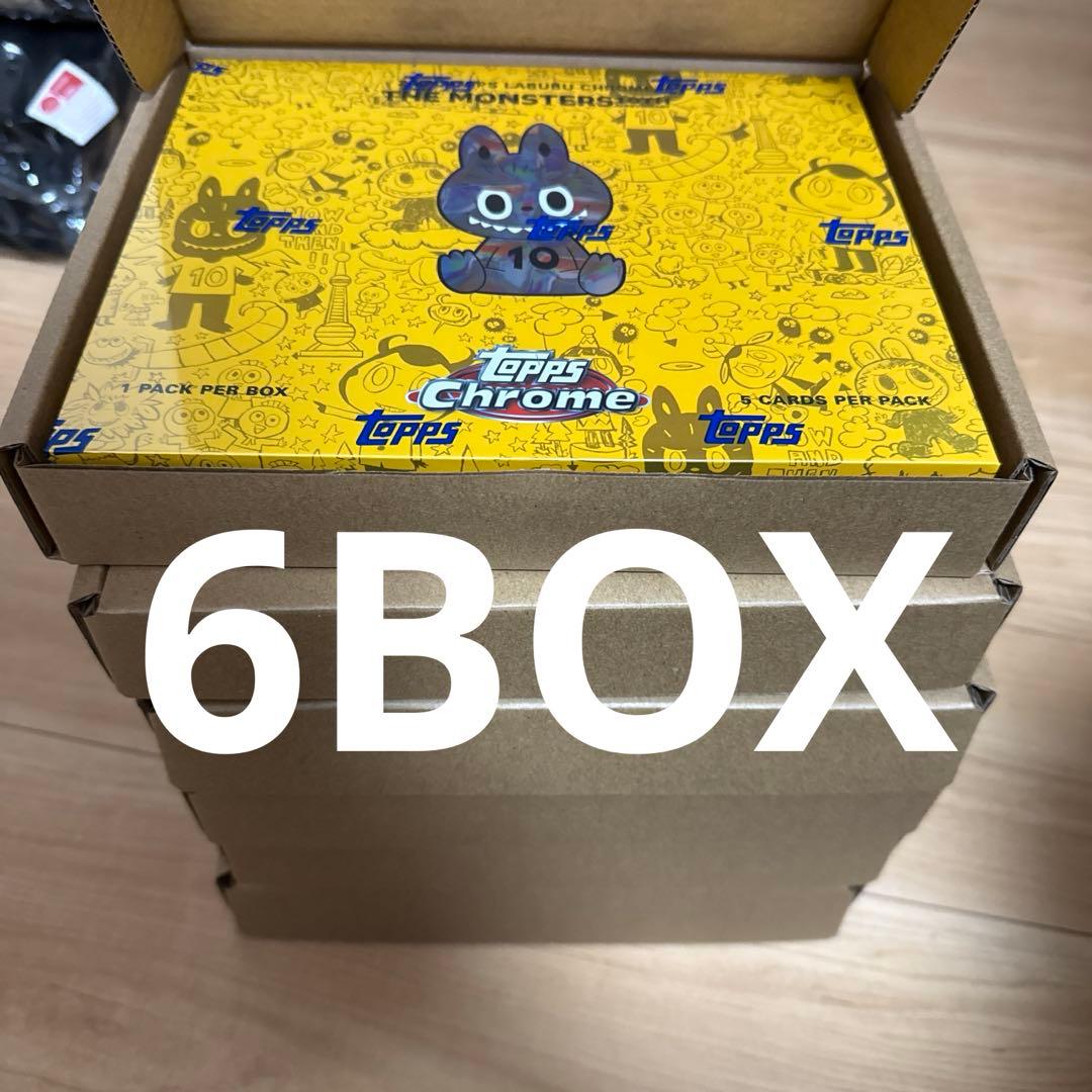 Topps Chrome 10周年記念ボックス　ラブブ　6BOX 新品未開封