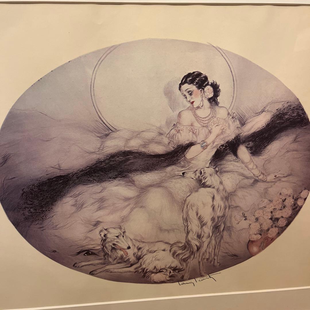 【玲音】アンティーク調壁掛け画《ルイ・イカール》