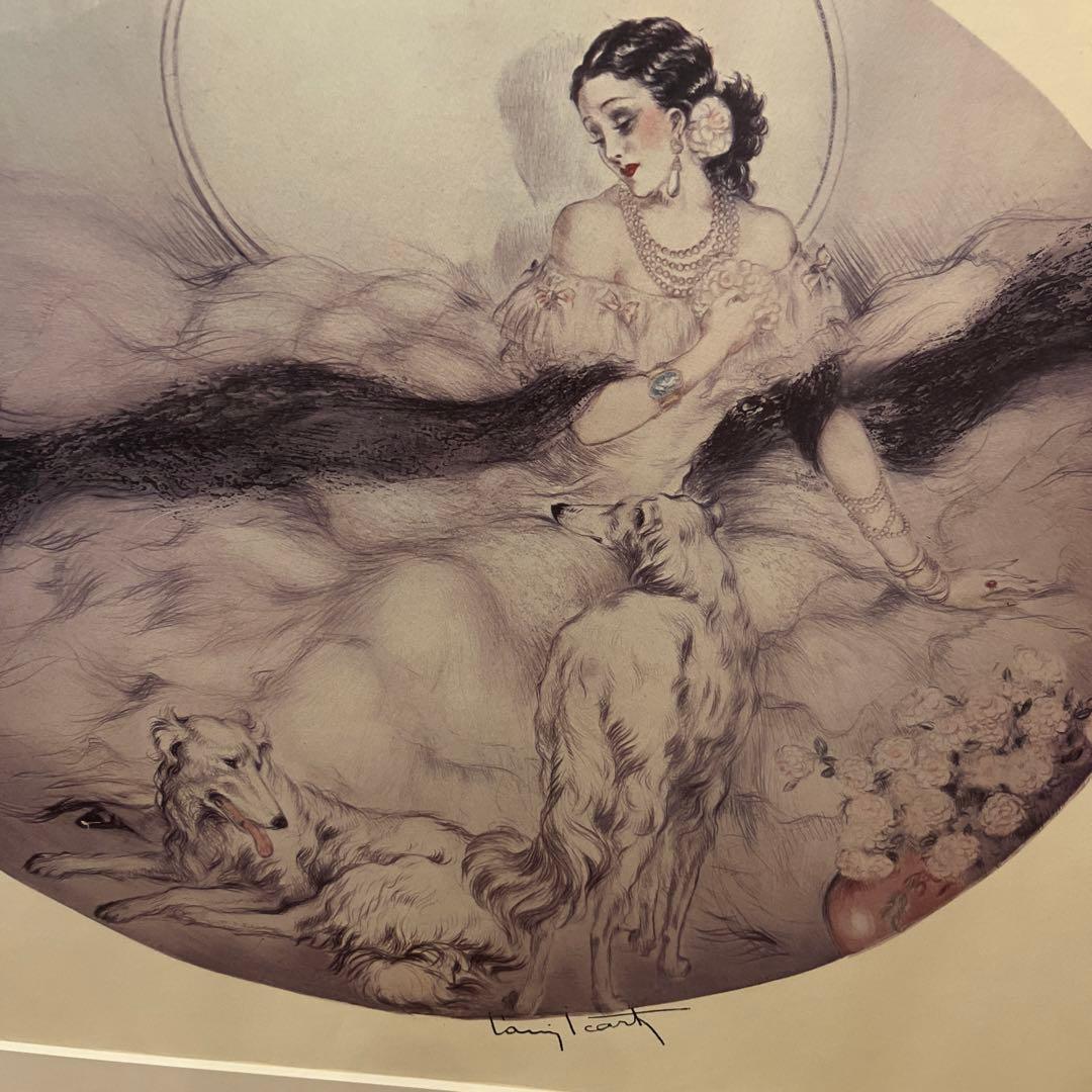 【玲音】アンティーク調壁掛け画《ルイ・イカール》