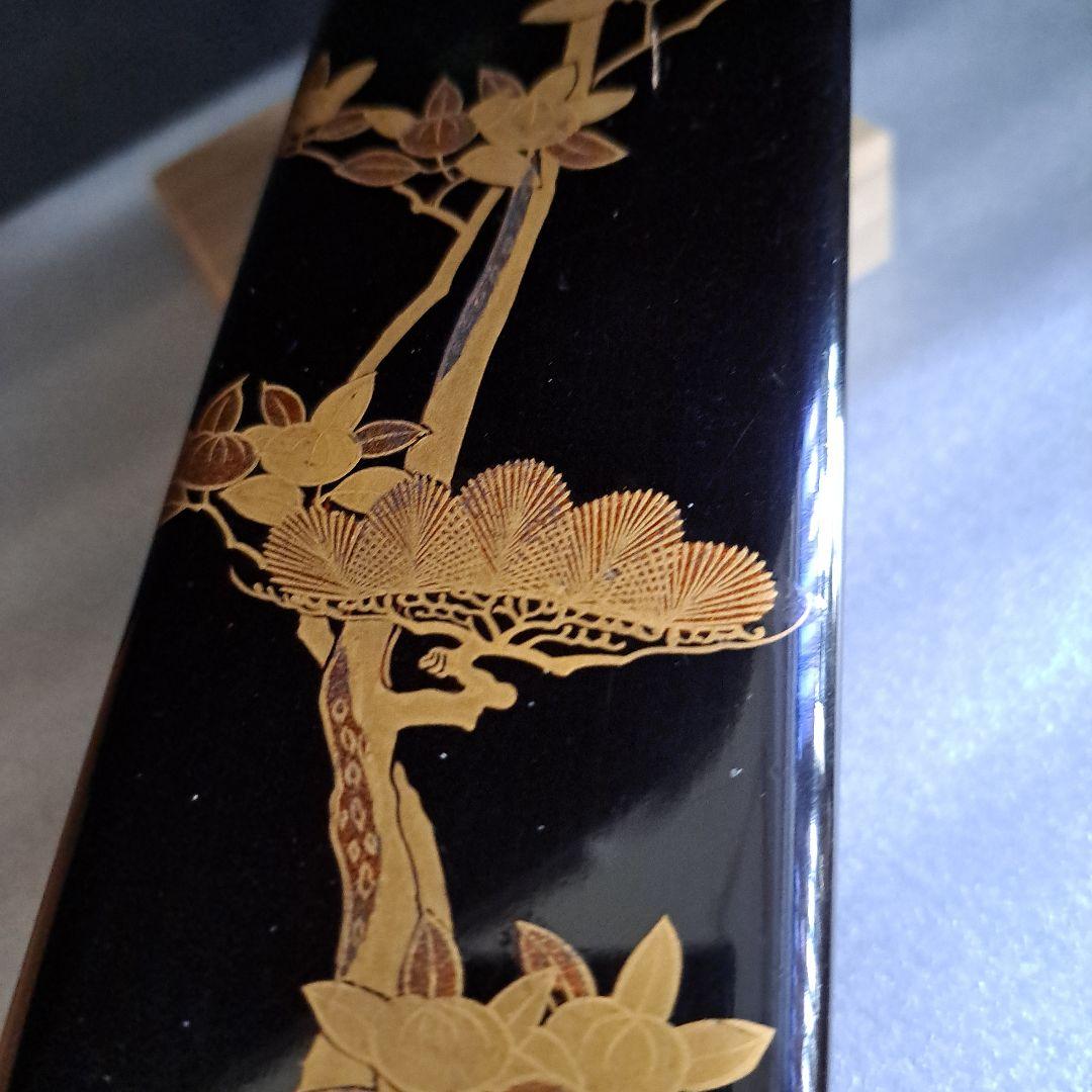 Jun  お値下げ中　　古美術　江戸中　装飾品箱　かんざし箱　極上金彩